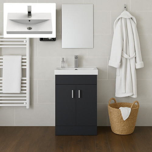 Bathroom vanity unit 550mm - unit,