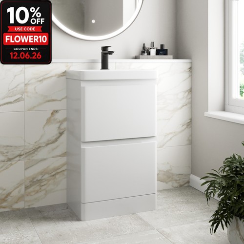 Bathroom cloakroom vanity unit - bathroom,