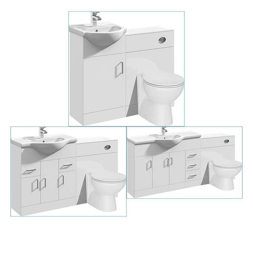 Vanity unit combined sink - unit,
