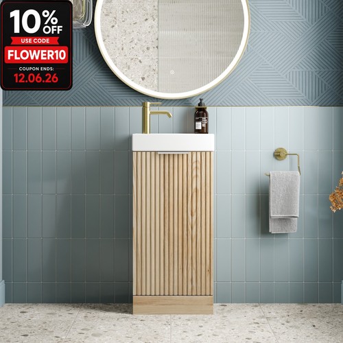 Bathroom vanity unit - unit, basin