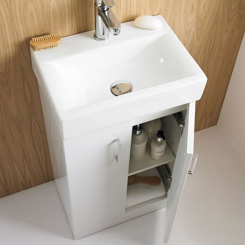 Vanity unit 450mm two - vanity, door